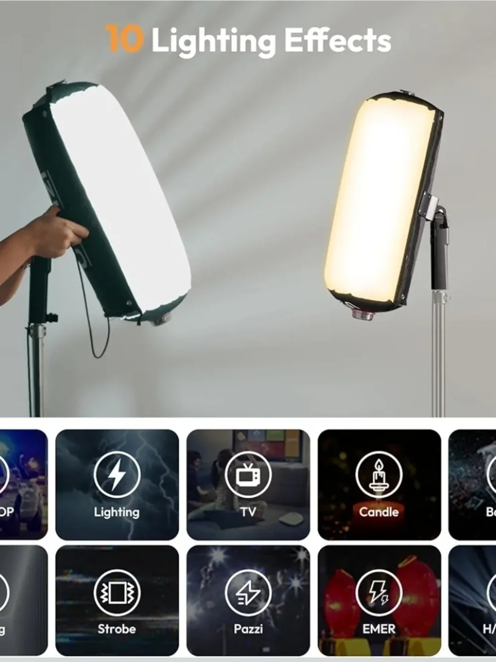 NEW Ulanzi AL60 Inflatable LED Tube Light Handheld Video Photography Wand